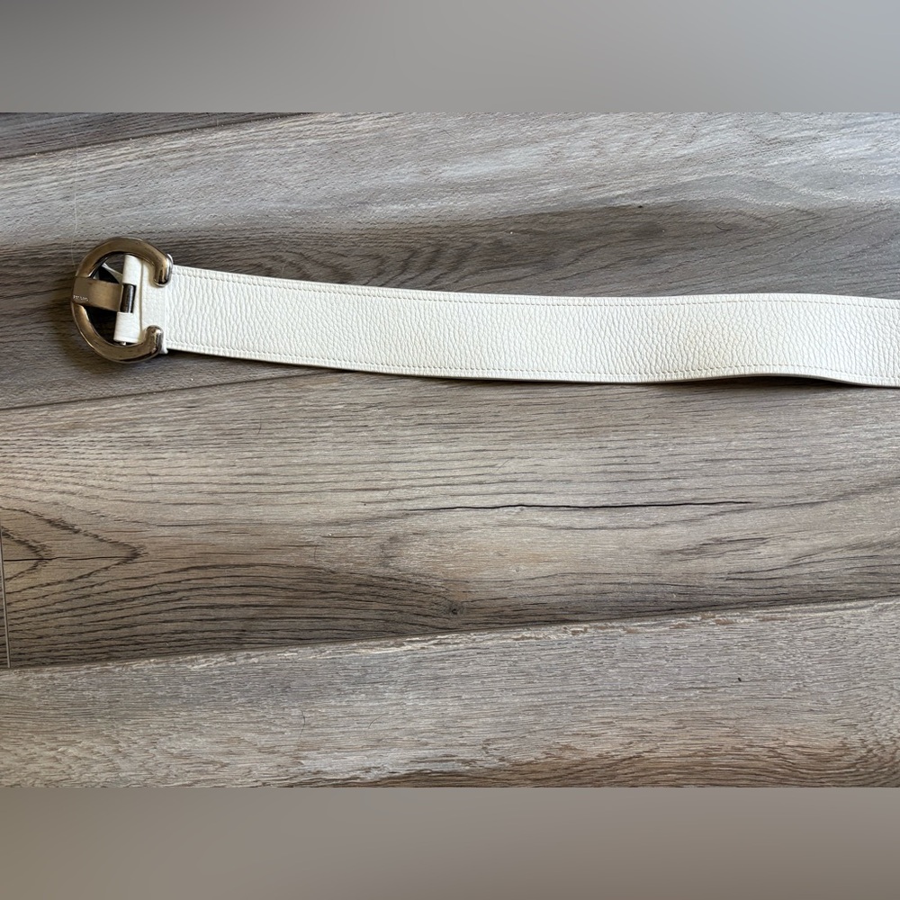 Prada white vintage leather belt - Picture 3 of 5